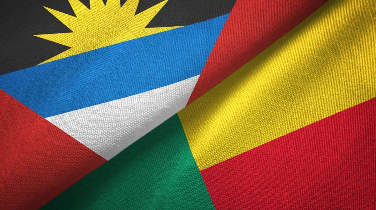 Benin and Antigua and Barbuda Flag