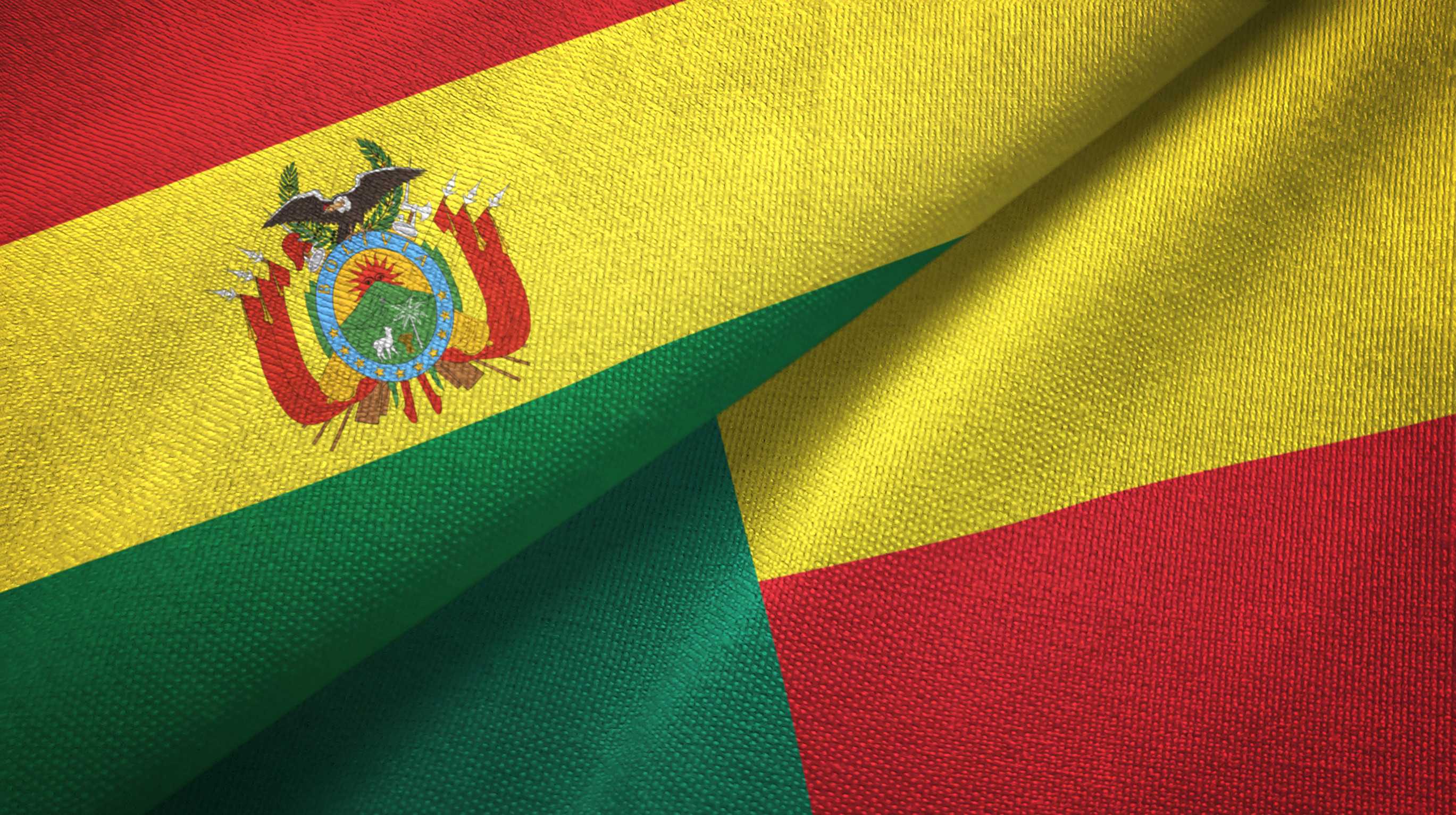 Benin and Bolivia Flag Together