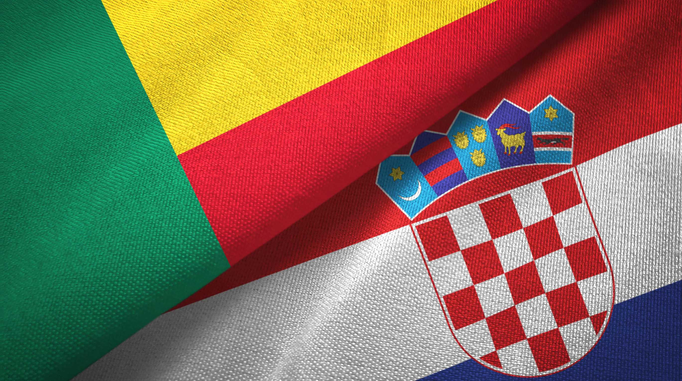 Benin And Croatia Two Flags