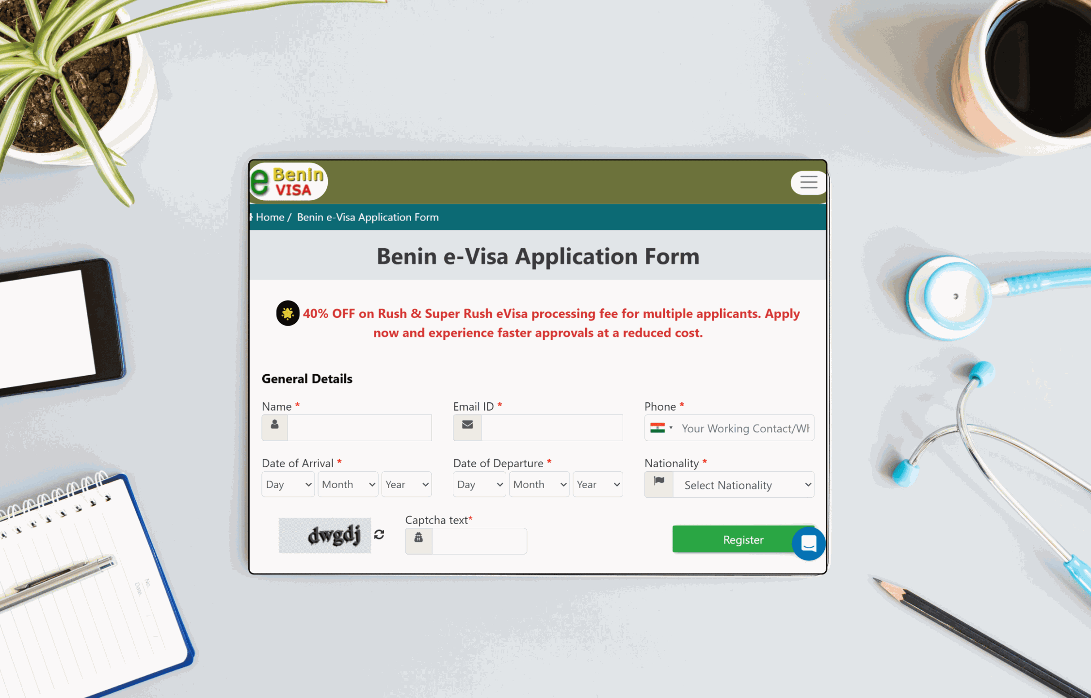 Benin Evisa For Netherlands Citizens