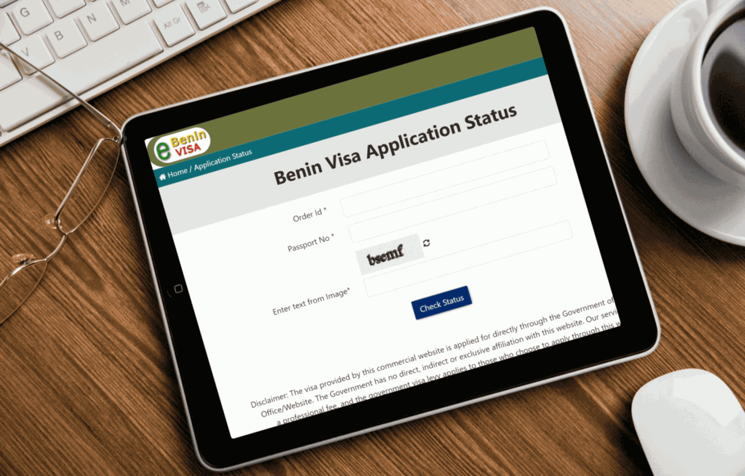 Benin eVisa for Status