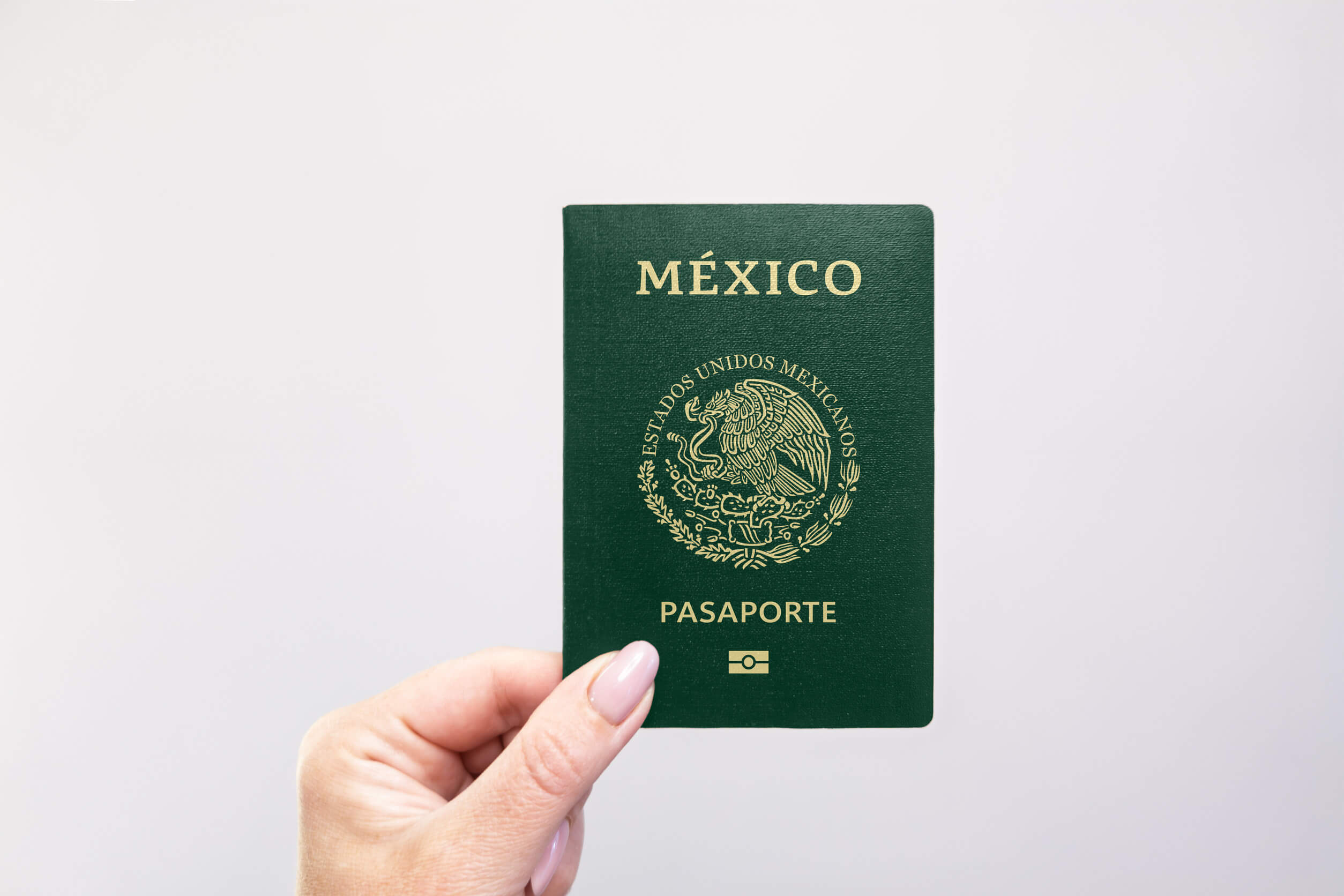 Close Up Of A Mexico Passport
