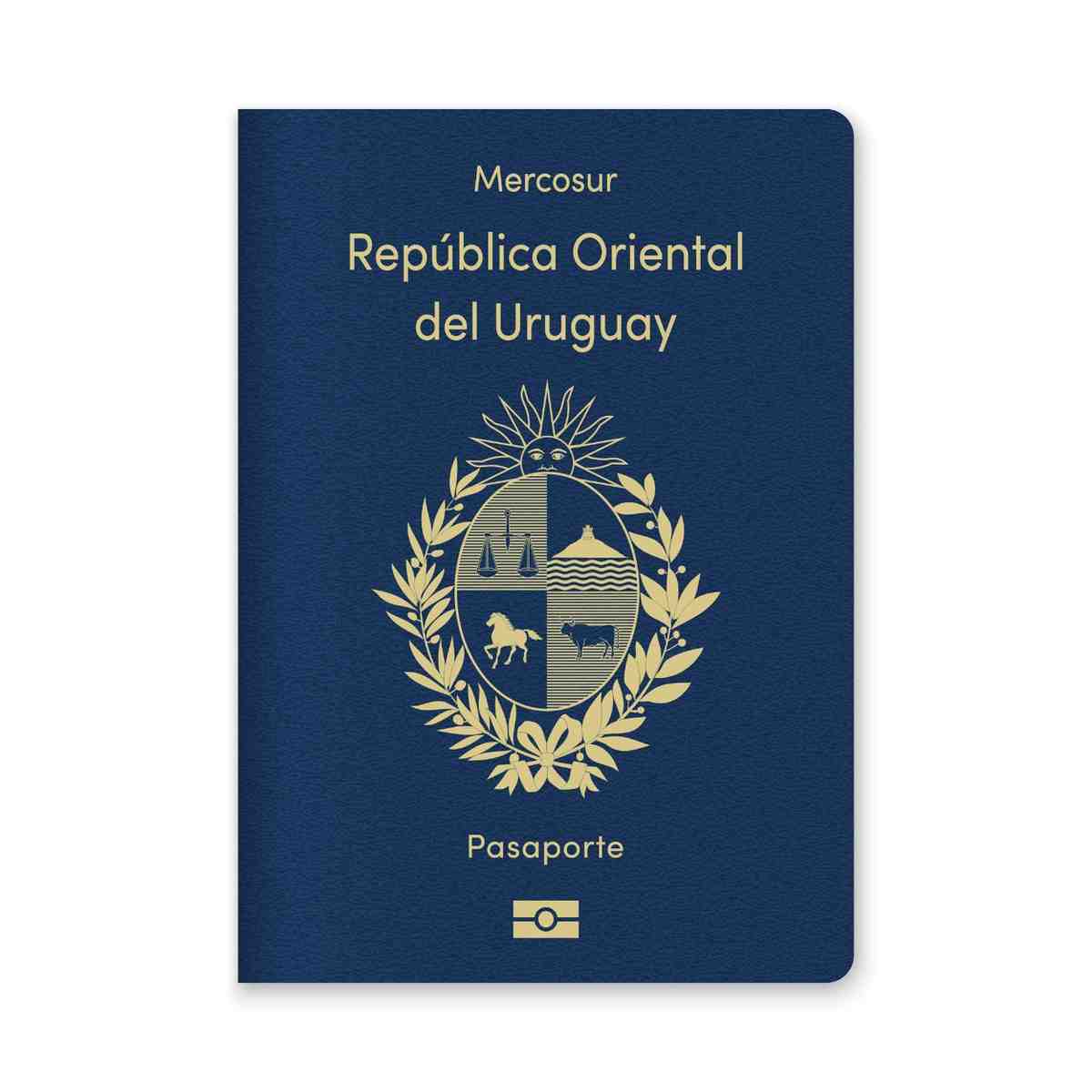 Close Up Of A Uruguay Passport
