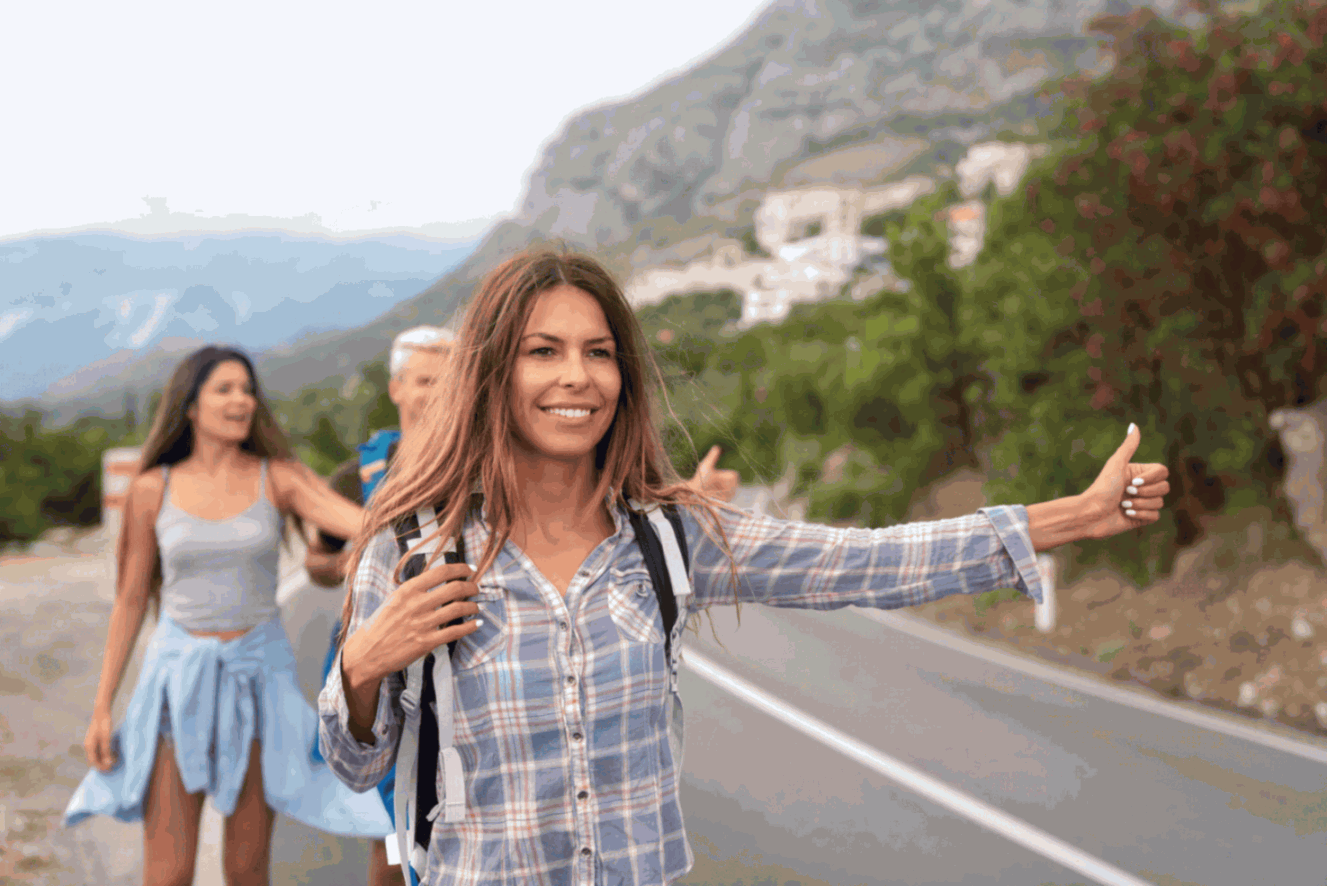 Happy Tourist