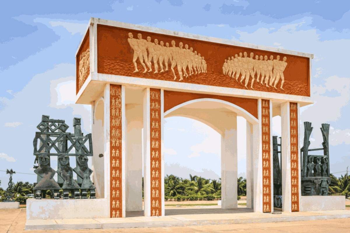 Monument in Benin, Africa